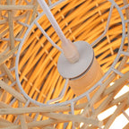 Langrenenna Rattan Pendant Light-Moonnatur