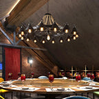 Fendelfern Metal Chandelier-Moonnatur