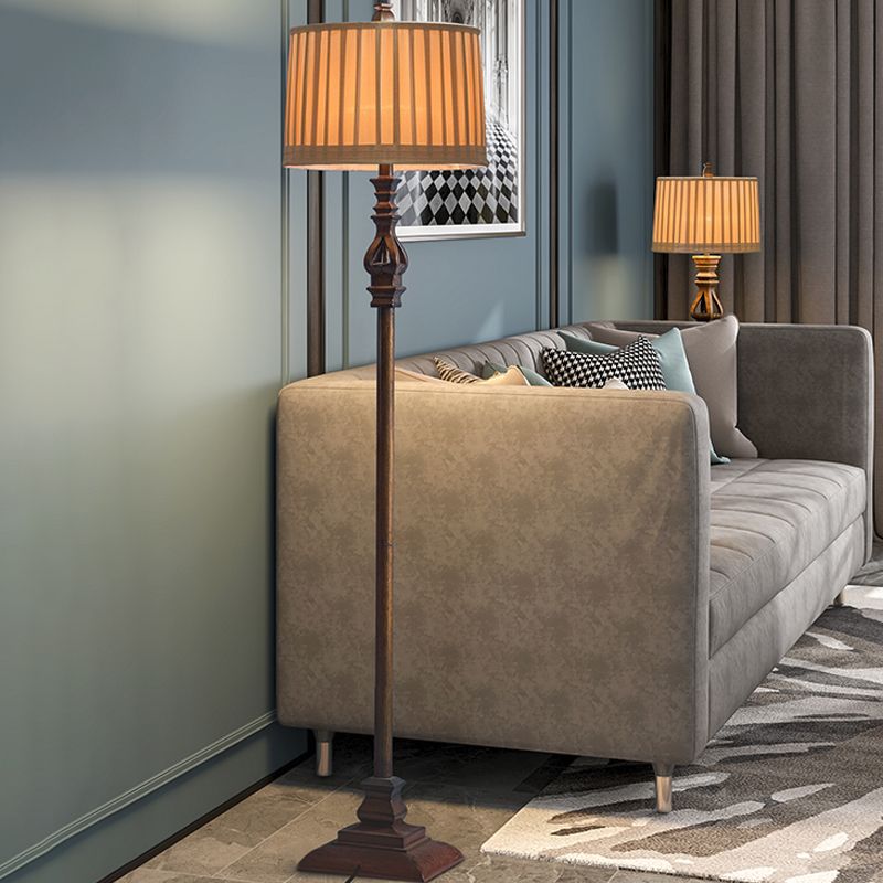 Hildenelia Fabric Floor Lamp-Moonnatur