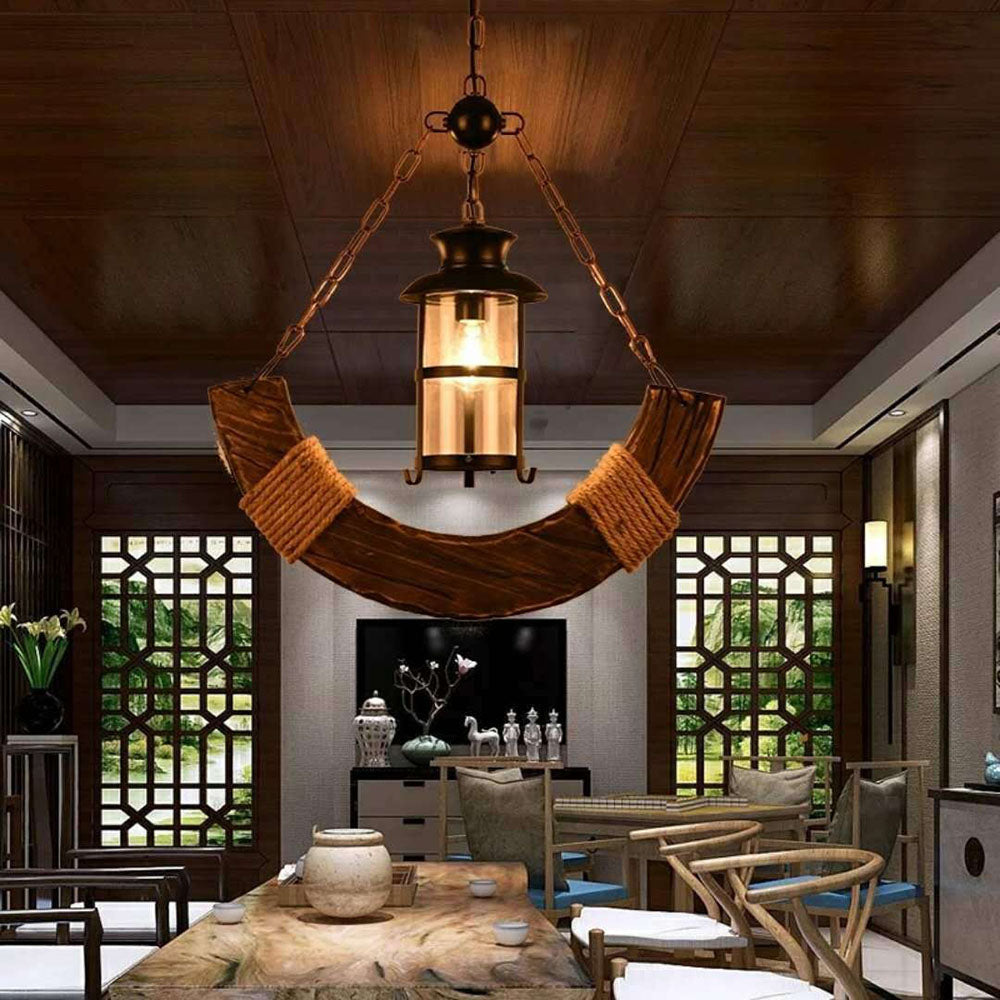 Valdenrose Pine Wood Pendant Light-Moonnatur