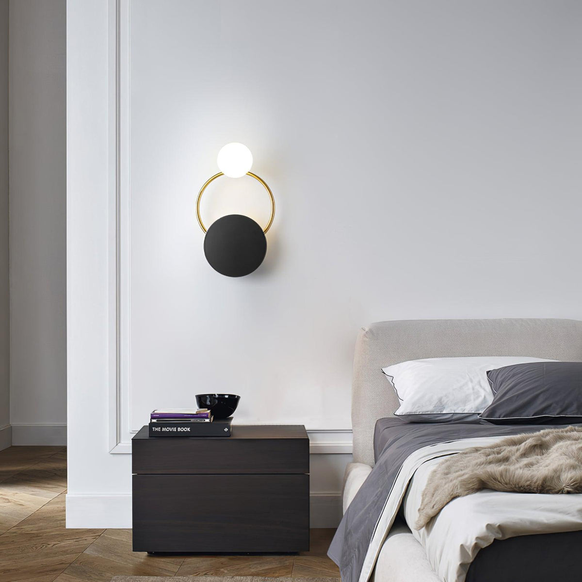 Meldenenelle Glass Wall Light-Moonnatur