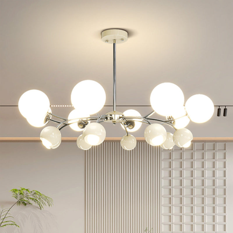 Merrenwyn Glass Chandelier-Moonnatur