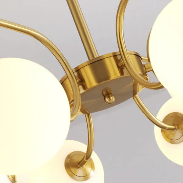 Quenelelyn Glass Chandelier-Moonnatur