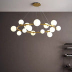 Nardenora Glass Chandelier-Moonnatur