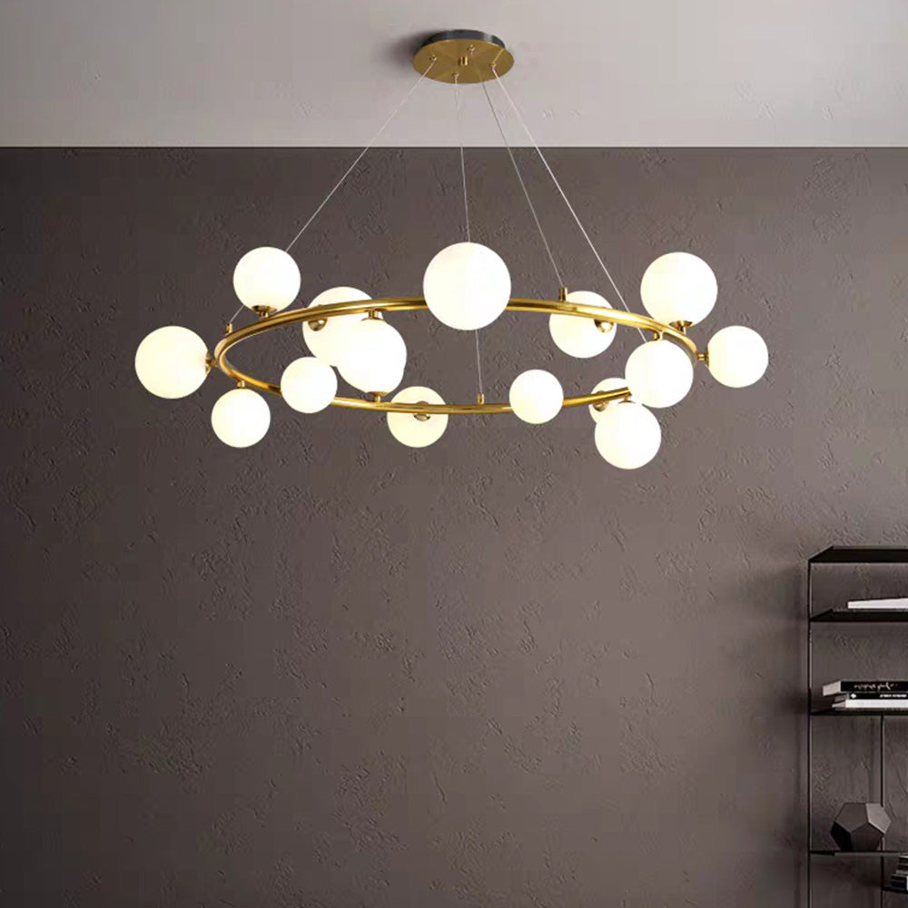 Nardenora Glass Chandelier-Moonnatur