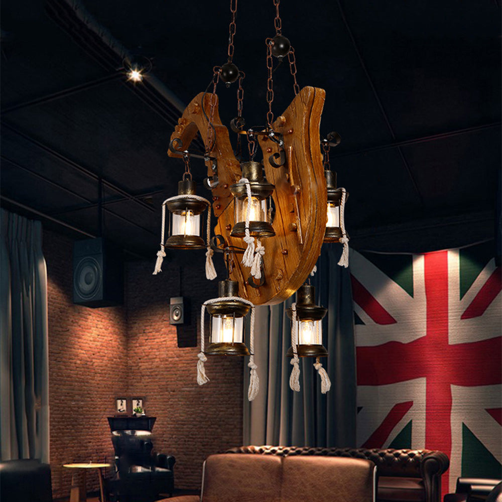 Merrenenis Pine Wood Pendant Light-Moonnatur