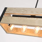 Dunselwood Pine Wood Pendant Light-Moonnatur