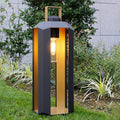 Edrenwick Glass Floor Lamp-Moonnatur