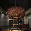 Langrenenna Rattan Pendant Light-Moonnatur