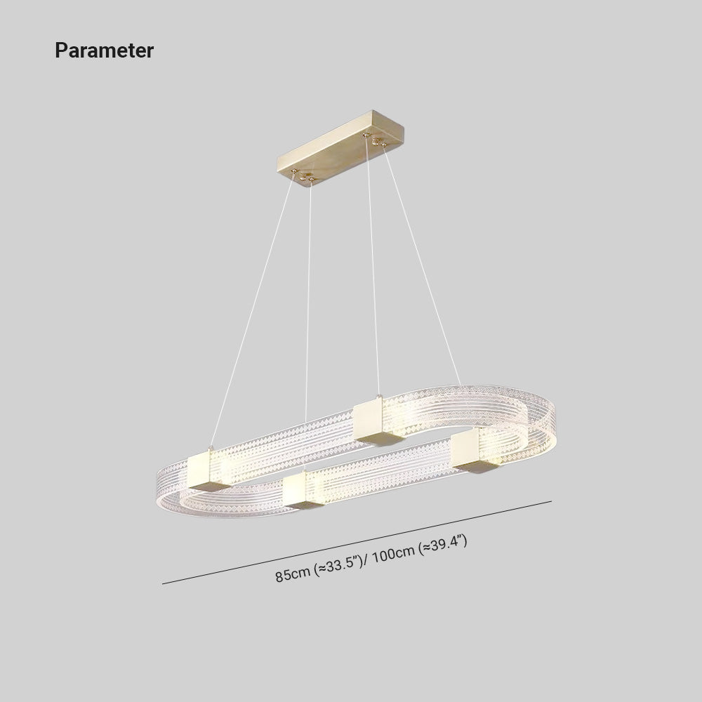 Haldelgrove Acrylic Chandelier-Moonnatur