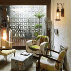 Farnelfield Glass Wall Light-Moonnatur
