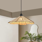 Penrelford Wood Pendant Light-Moonnatur