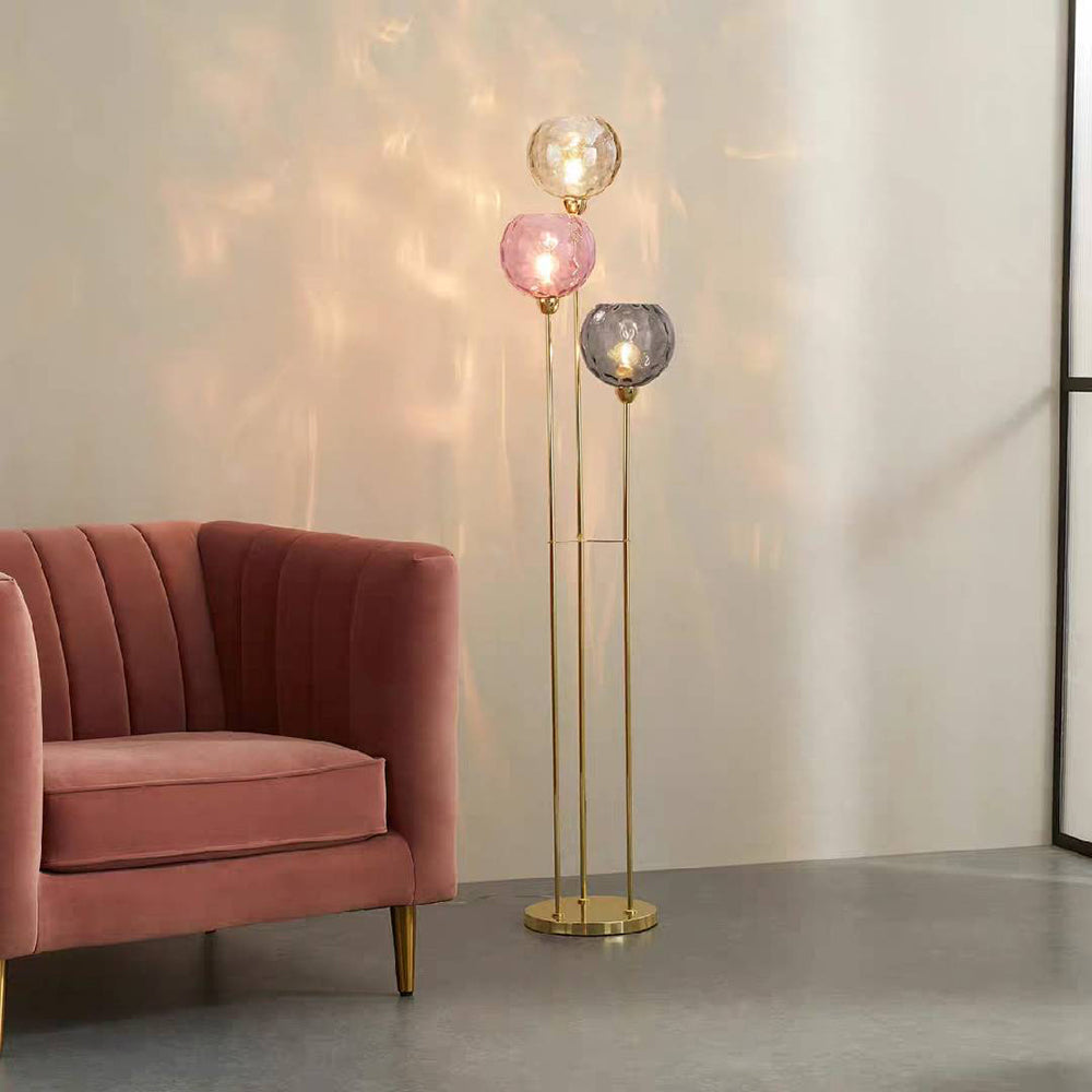 Wilvenena Glass Floor Lamp-Moonnatur