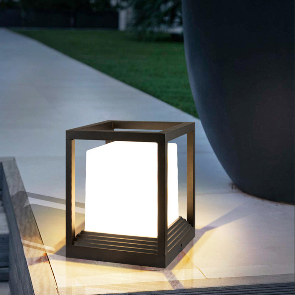 Kenrenis Metal Post Light-Moonnatur
