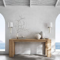 Oswenelis Fabric Wall Light-Moonnatur