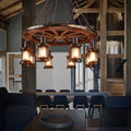 Norrelelyn Pine Wood Pendant Light-Moonnatur