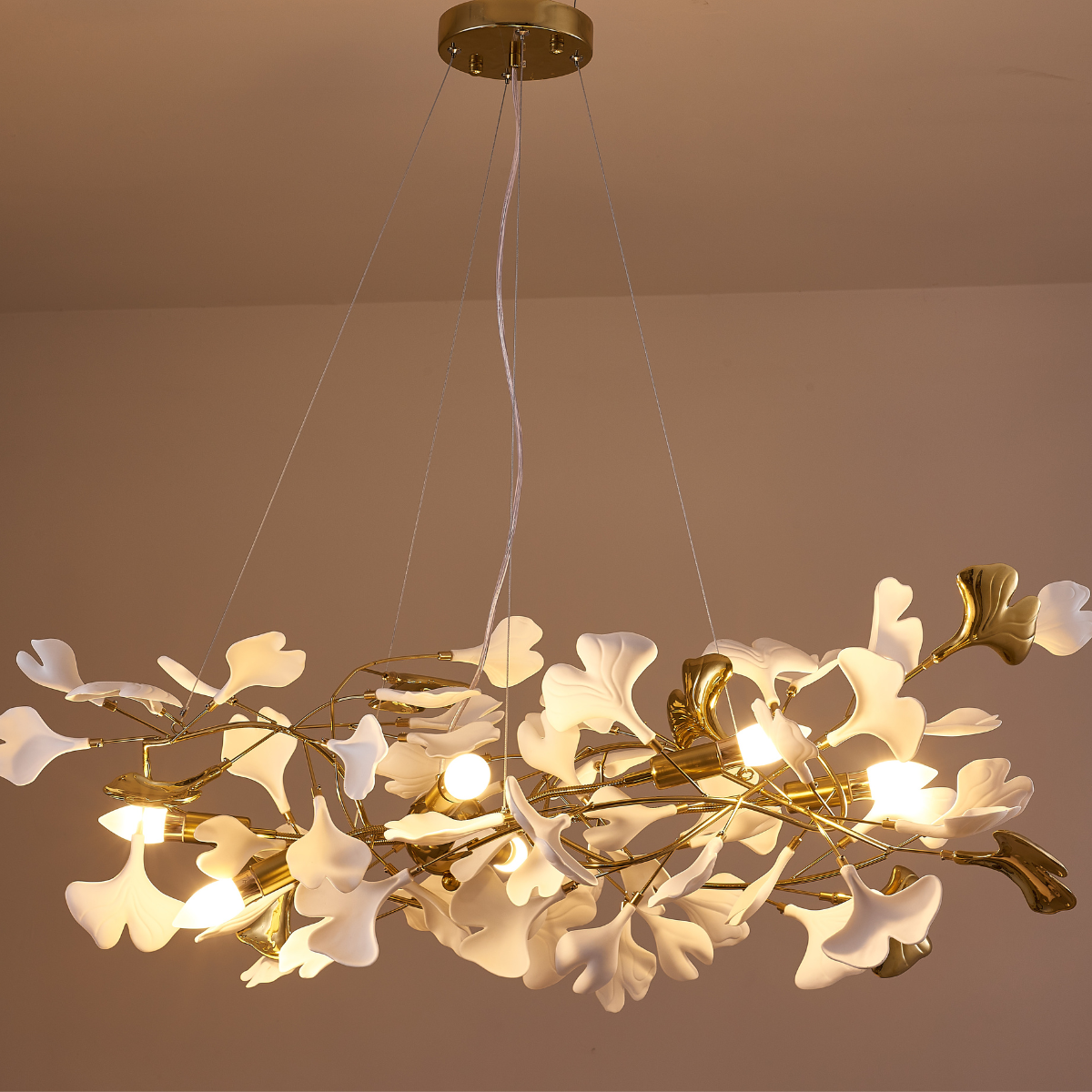Cardelwynne Ceramic Chandelier-Moonnatur