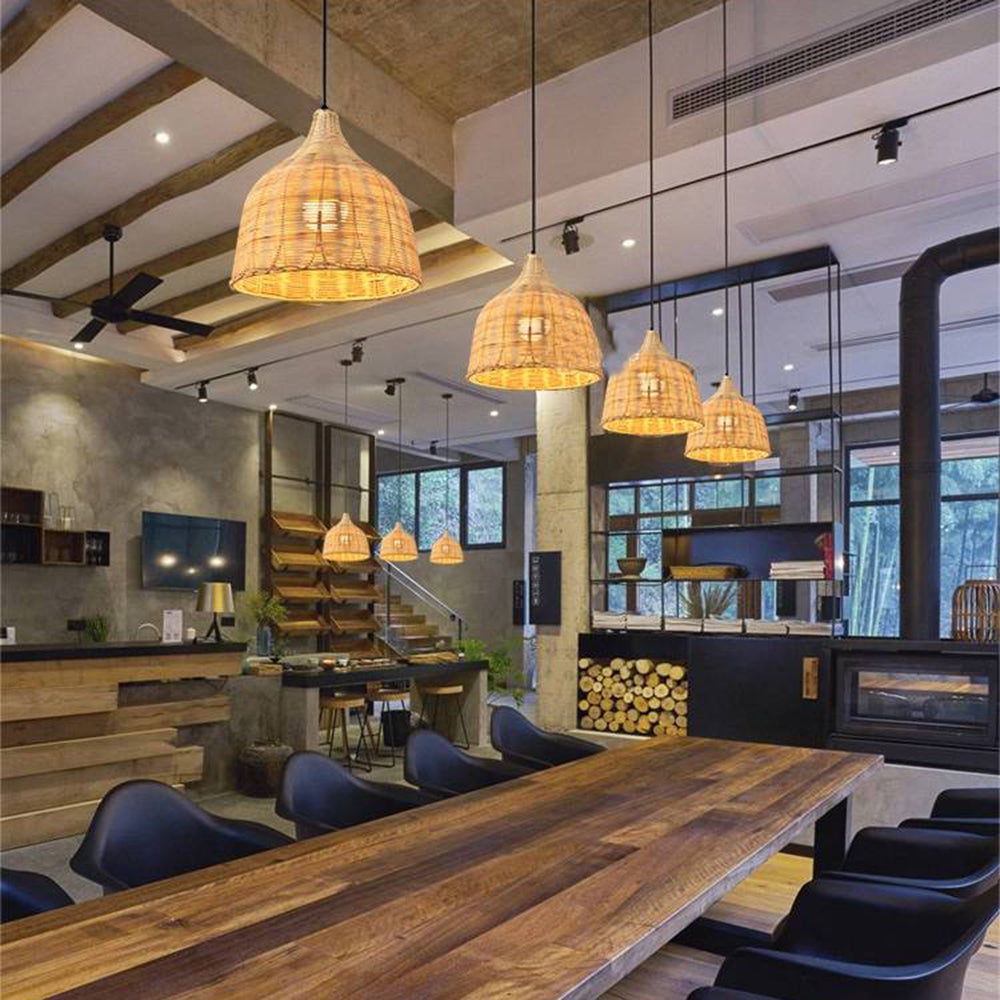 Yarrelaria Bamboo Pendant Light-Moonnatur
