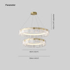 Harvenlark Acrylic Chandelier-Moonnatur