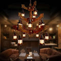 Torrengrove Pine Wood Pendant Light-Moonnatur