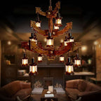 Torrengrove Pine Wood Pendant Light-Moonnatur