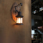 Wilveniel Pine Wood Wall Light-Moonnatur