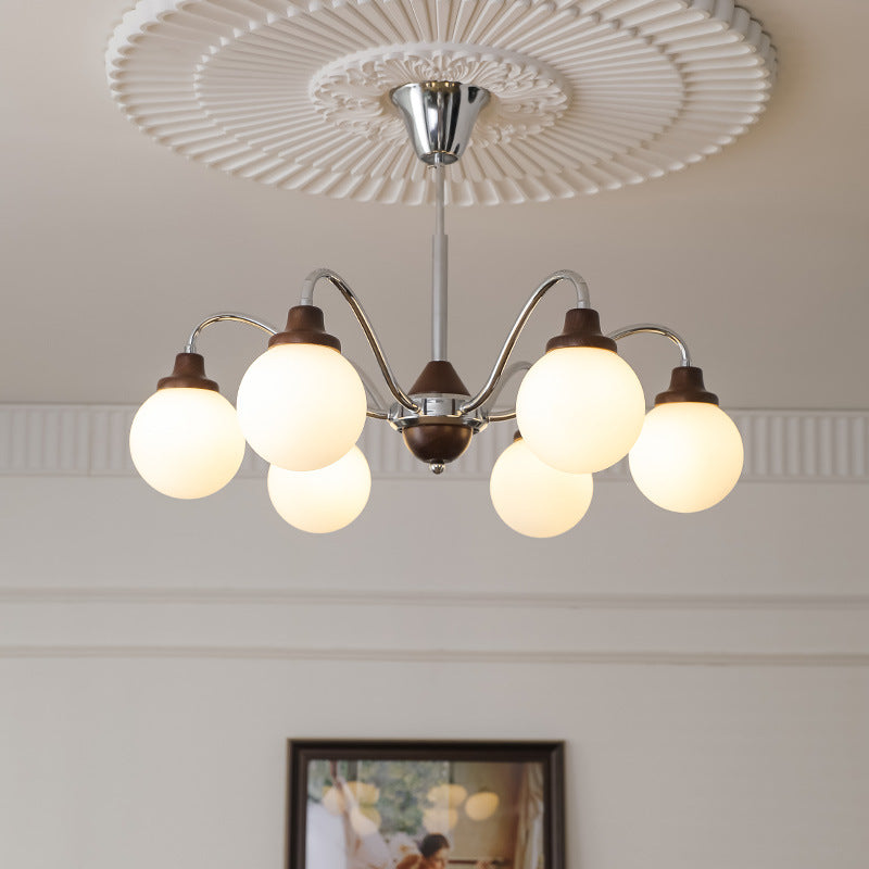 Renvermere Glass Chandelier-Moonnatur