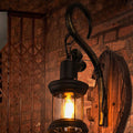 Aberena Pine Wood Wall Light-Moonnatur