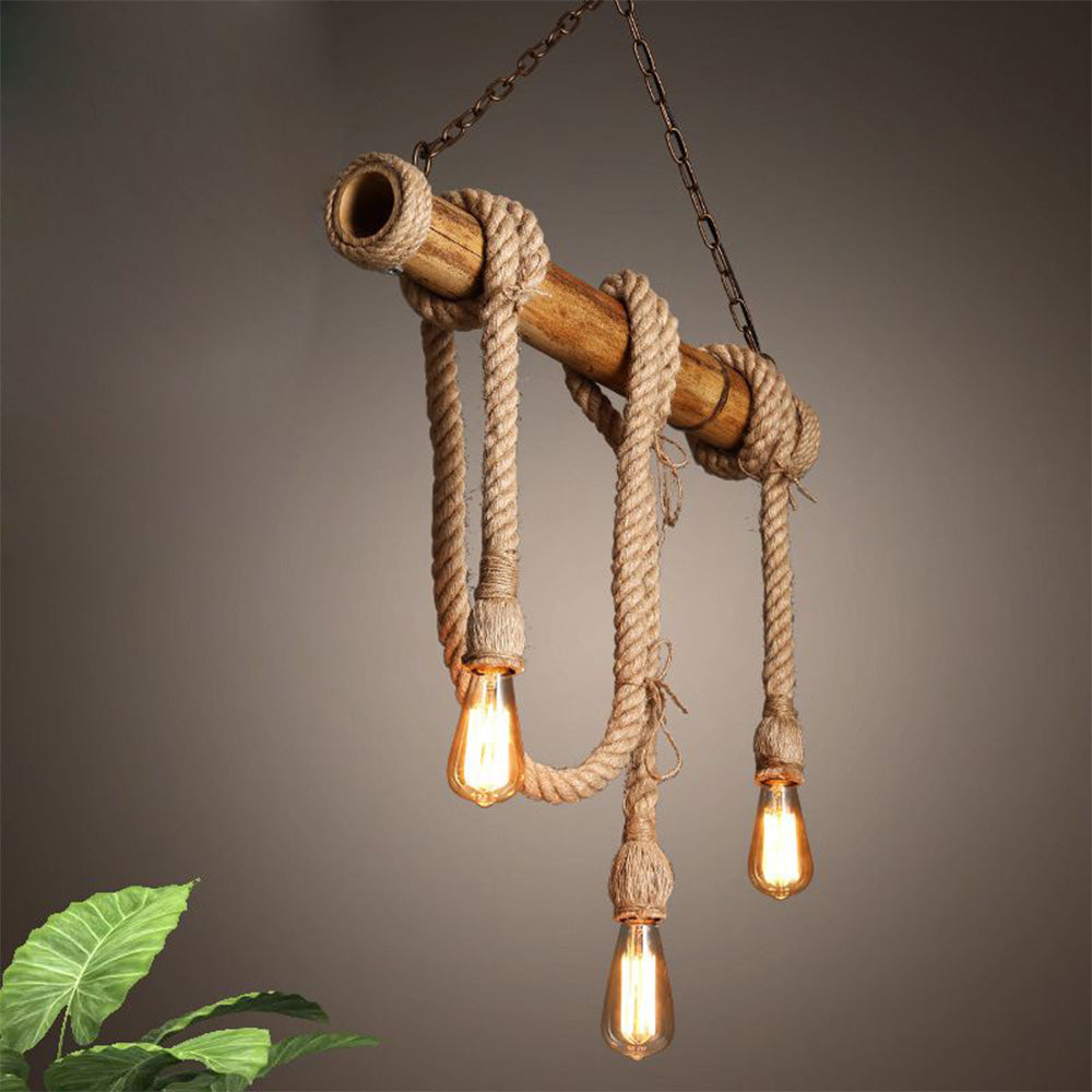 Envermoss Bamboo Pendant Light-Moonnatur