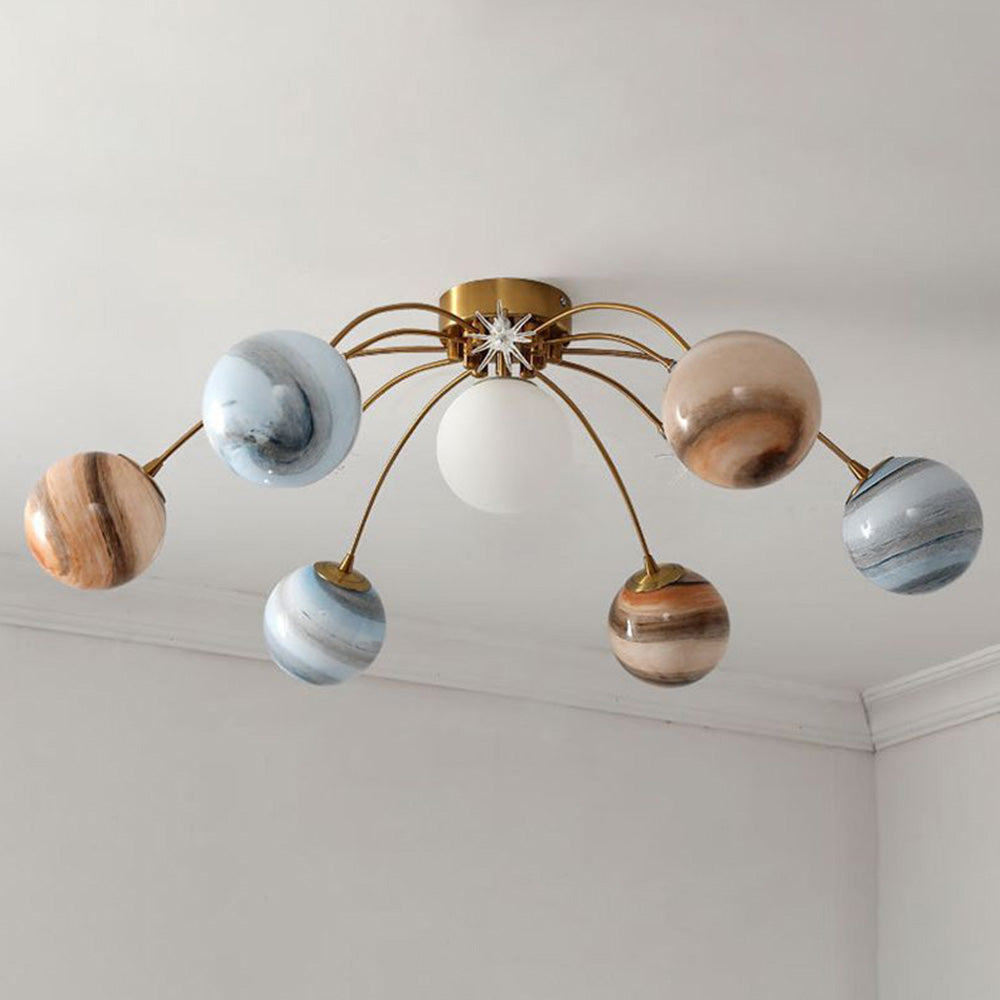 Orenenora Glass Ceiling Light-Moonnatur