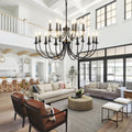 Wardenlark Glass Chandelier-Moonnatur