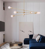 Ferrowlynne Glass Chandelier-Moonnatur