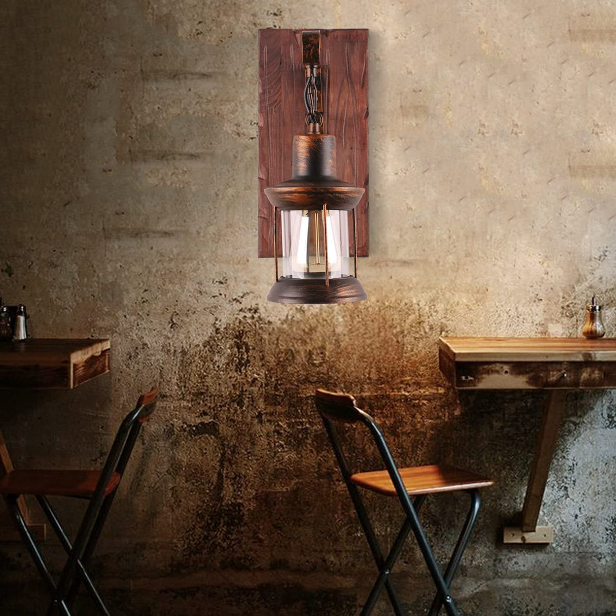 Keldelorie Wood Wall Light-Moonnatur