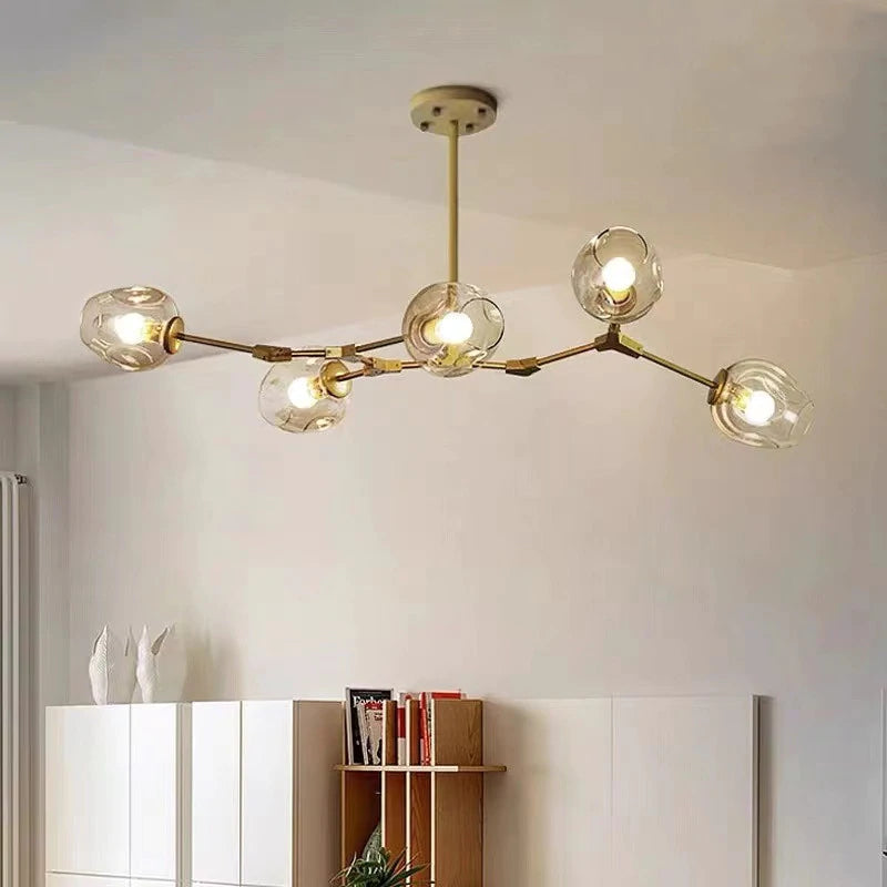 Kirae Nordic Modern Glass Pendant Light Clear Bubble - Neutralighting