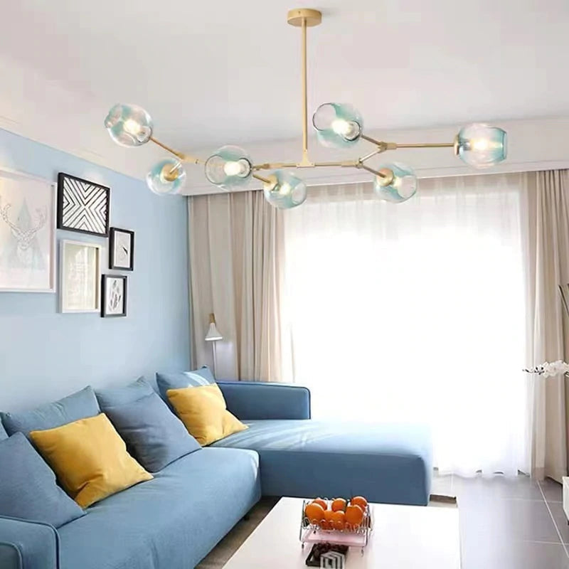 Kirae Nordic Modern Glass Pendant Light Clear Bubble - Neutralighting