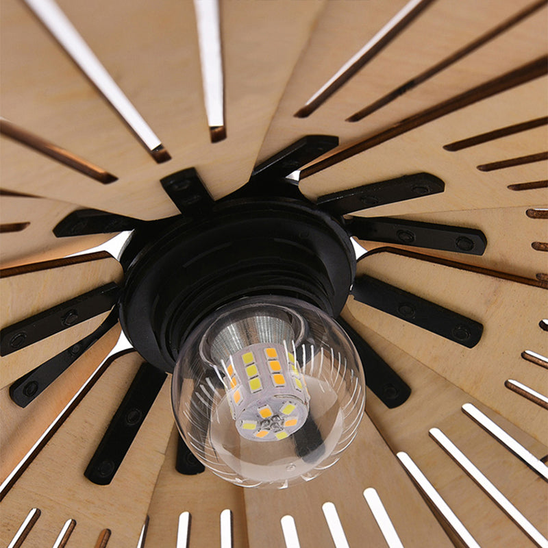Penrelford Wood Pendant Light-Moonnatur
