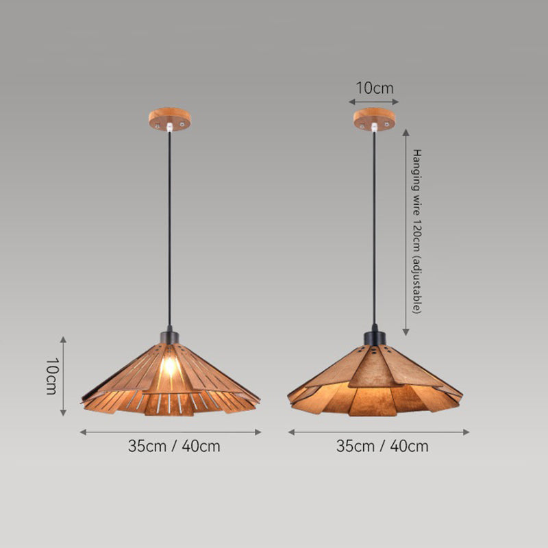 Penrelford Wood Pendant Light-Moonnatur