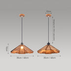 Penrelford Wood Pendant Light-Moonnatur