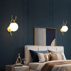 Gildenlark Glass Wall Light-Moonnatur