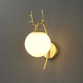 Gildenlark Glass Wall Light-Moonnatur