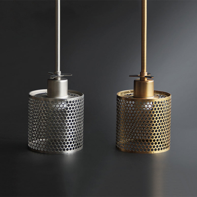 Hessa Contemporary Golden Pendant Light, Glass, Globe/Cylindric - Neutralighting