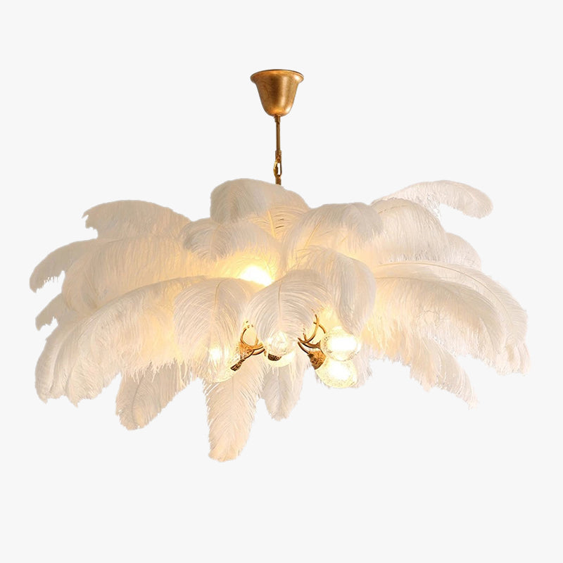 Dorrenwick Feather Pendant Light-Moonnatur