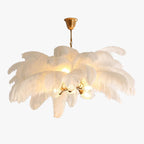 Dorrenwick Feather Pendant Light-Moonnatur