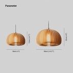 Casterelyn Wood Pendant Light-Moonnatur