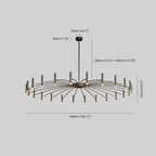 Penrelheath Metal Chandelier-Moonnatur