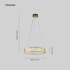 Elsenholm Crystal Pendant Light-Moonnatur