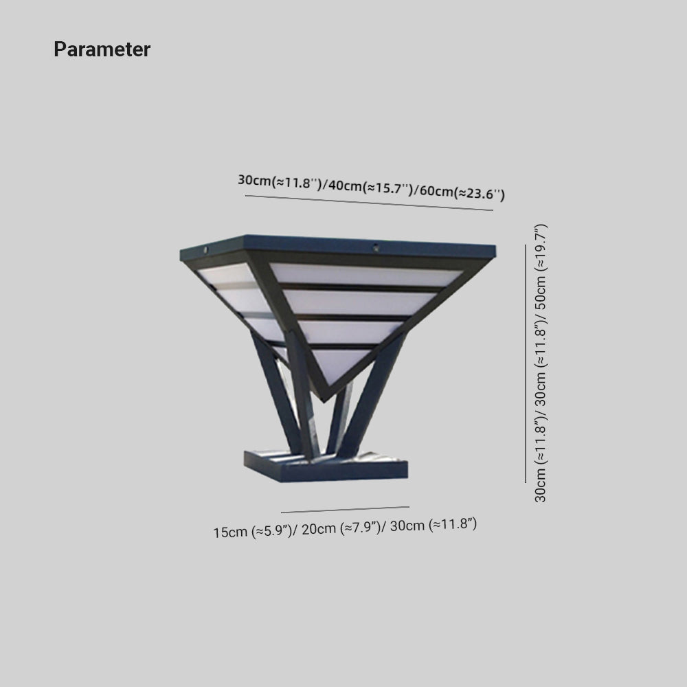 Quenelwick Metal Pillar Light-Moonnatur