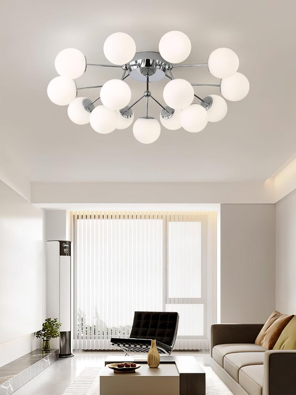 Tildenelis Glass Ceiling Light-Moonnatur