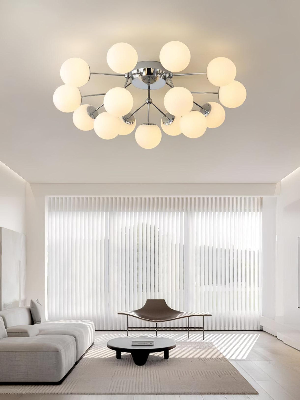 Tildenelis Glass Ceiling Light-Moonnatur