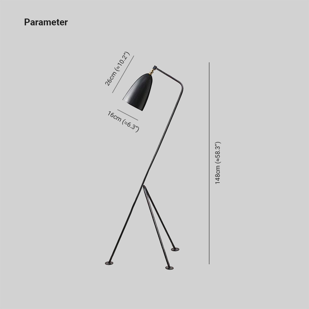 Garnelcove Metal Floor Lamp-Moonnatur